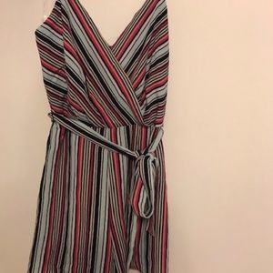 Striped Sleeveless Summer Romper